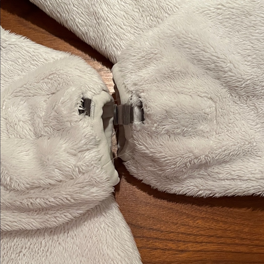 THE NORTH FACE Women's Plush Off-White Full-Zip Fleece Jacket Size XS/TP EUC - Picture 10 of 12